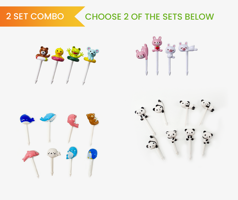 3D Food pick Combo - 2 set *ON SALE! (Original price: R169)