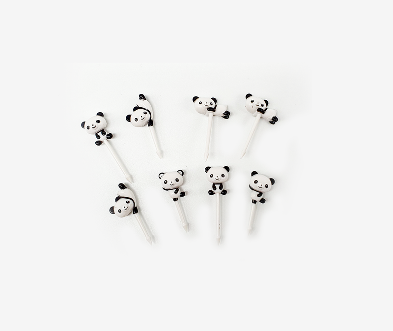 3D Panda food picks