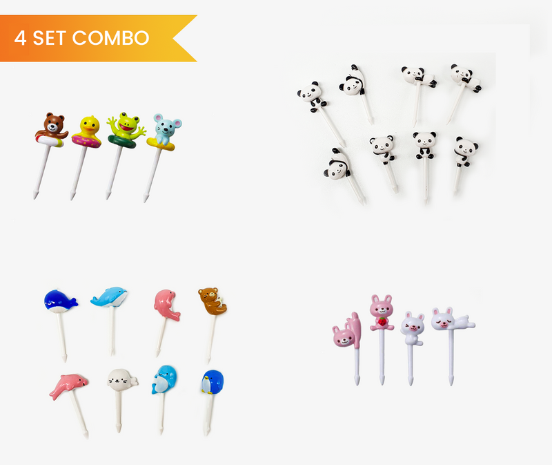 3D Food pick Combo - 4 sets *ON SALE! (Original price: R319)