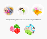Tiny Collapsible Silicone Funnel *ON SALE! (Original price: R49)