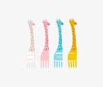 4 pack Giraffe forks
