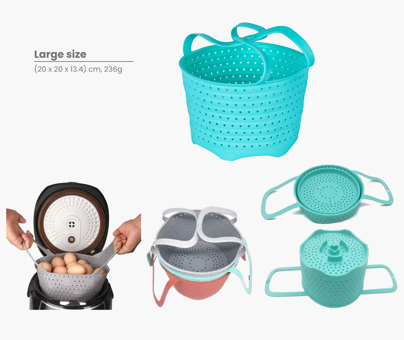 Silicone Steaming Basket Large *ON SALE! (Original price: R425)